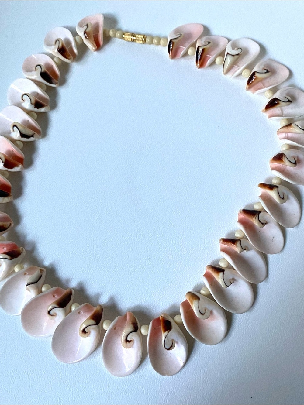 Strawberry Conch Shell Necklace